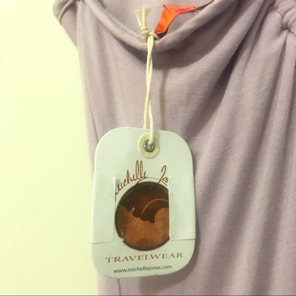 NWT Michelle Jonas Keyhole Maxi Dress in Lavender (Pink Topaz) Size Small - Picture 7 of 11